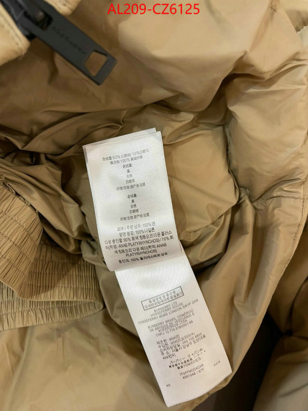 Down jacket Women-Burberry supplier in china ID: CZ6125 $: 209USD