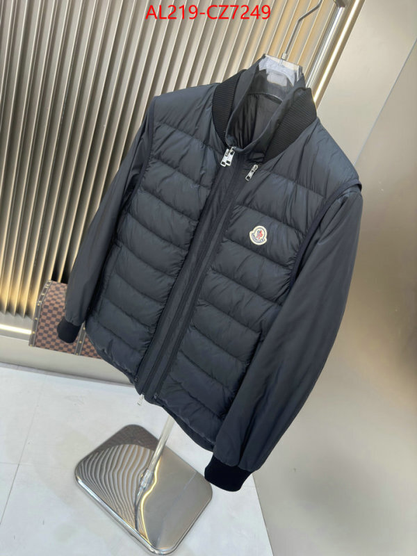 Down jacket Men-Moncler luxury fashion replica designers ID: CZ7249 $: 219USD