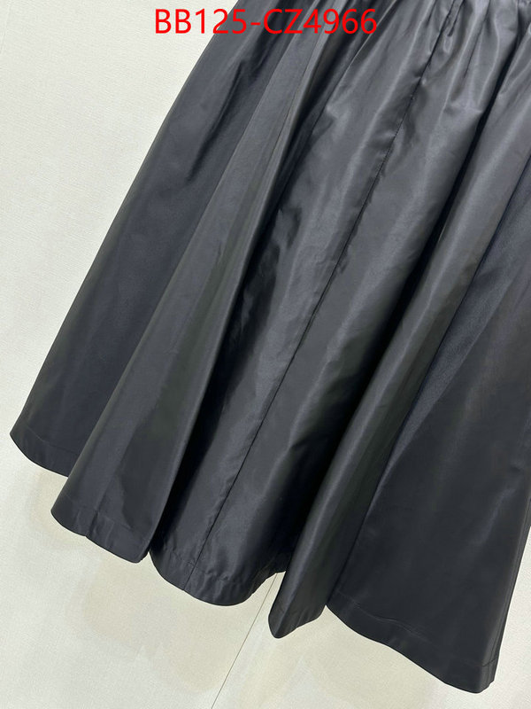Clothing-Prada the quality replica ID: CZ4966 $: 125USD