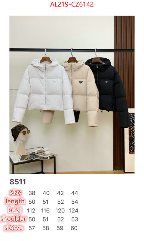 Down jacket Women-Prada we curate the best ID: CZ6142 $: 219USD