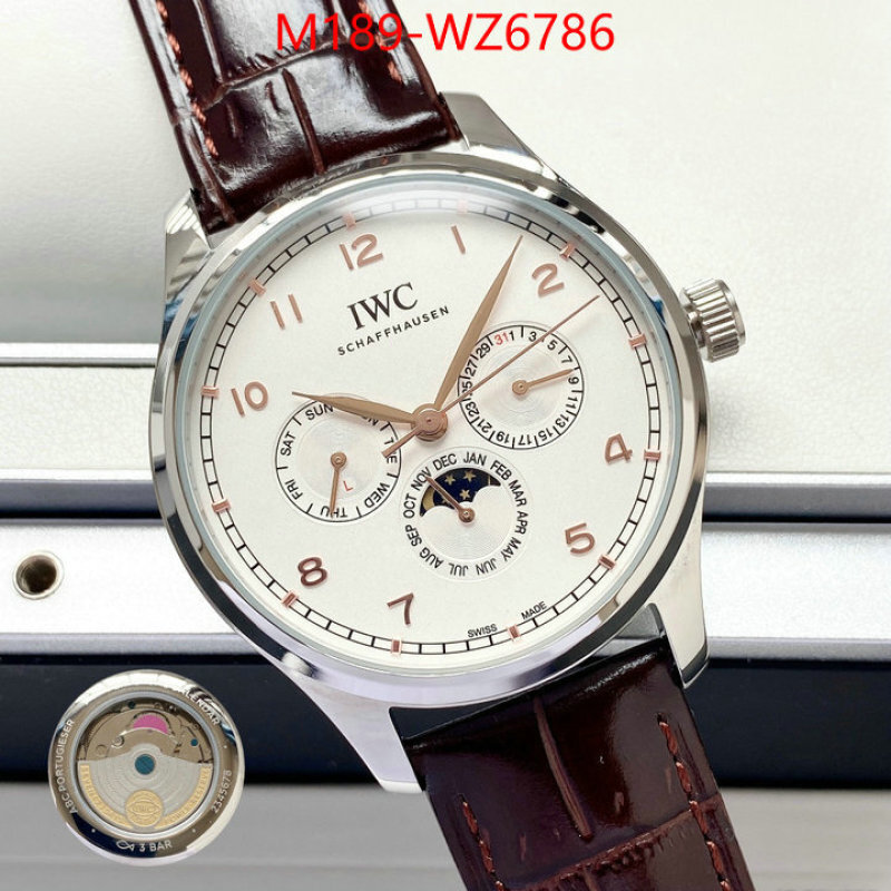 Watch(4A)-IWC fake ID: WZ6786 $: 189USD