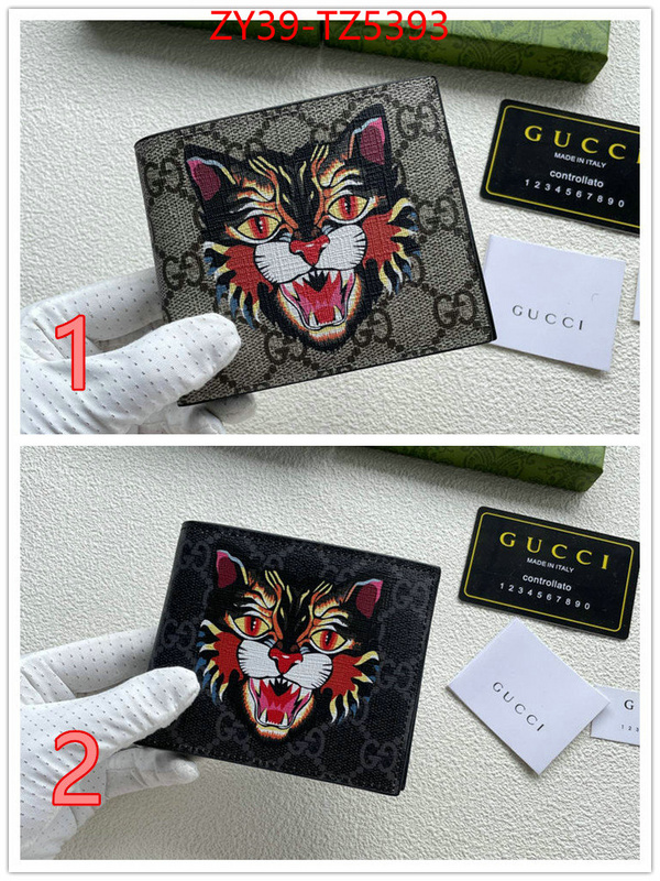 Gucci Bags(4A)-Wallet- replica ID: TZ5393 $: 39USD,