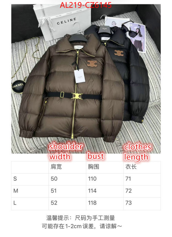 Down jacket Women-Celine aaaaa+ replica ID: CZ6145 $: 219USD