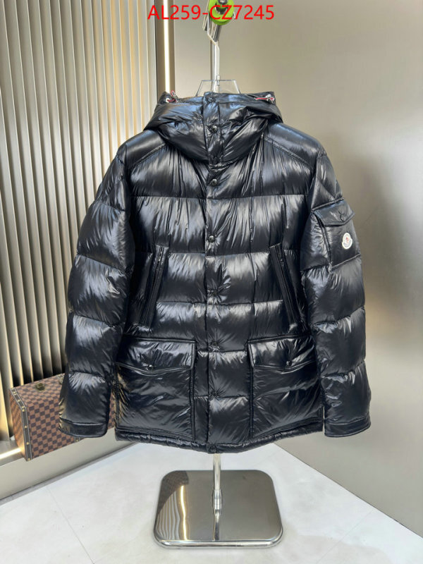 Down jacket Men-Moncler top quality fake ID: CZ7245 $: 259USD