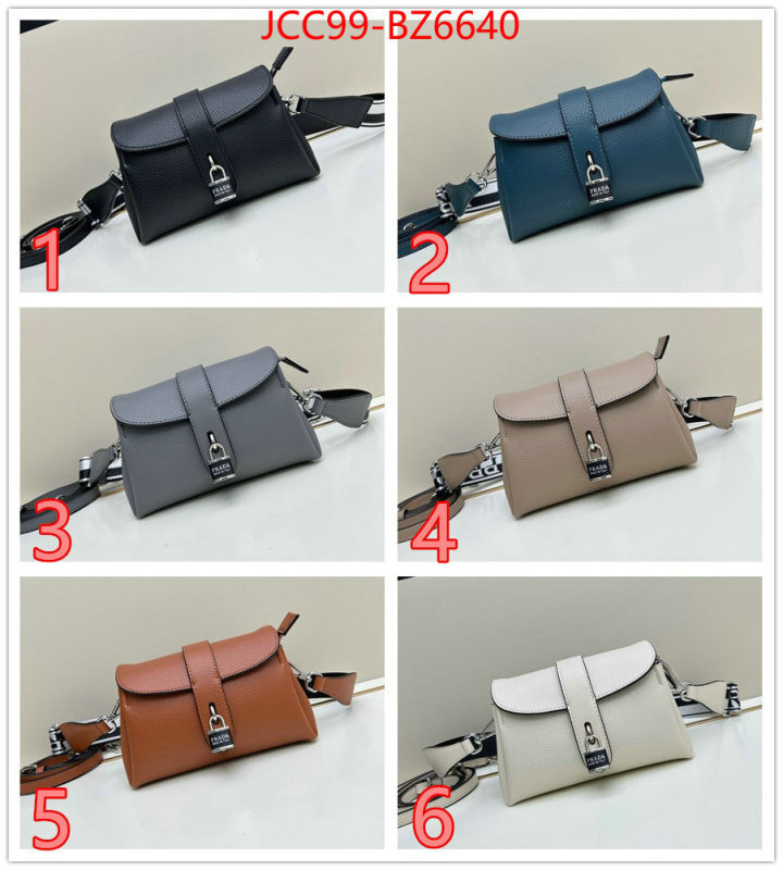Prada Bags(4A)-Crossbody- designer 7 star replica ID: BZ6640 $: 99USD,