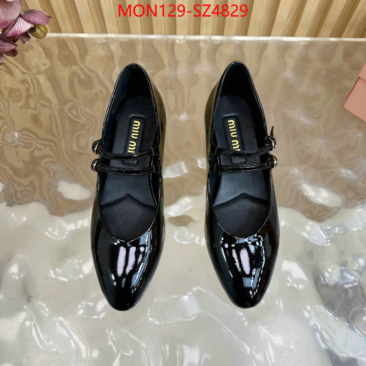 Women Shoes-Miu Miu luxury fake ID: SZ4829 $: 129USD