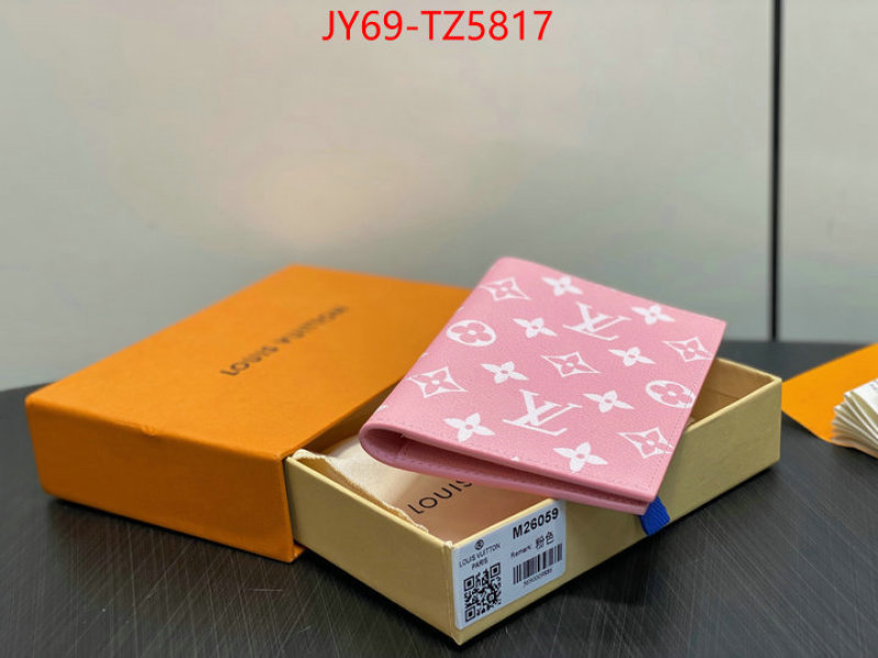 LV Bags(TOP)-Wallet designer fake ID: TZ5817 $: 69USD,