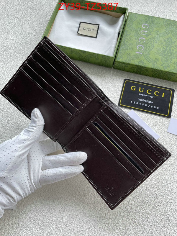 Gucci Bags(4A)-Wallet- find replica ID: TZ5387 $: 39USD,