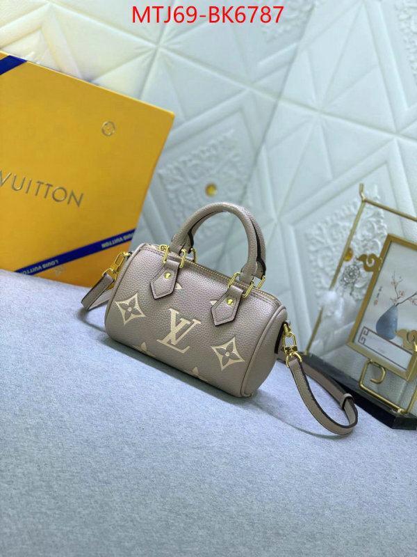 LV Bags(4A)-Speedy- highest quality replica ID: BK6787 $: 69USD,