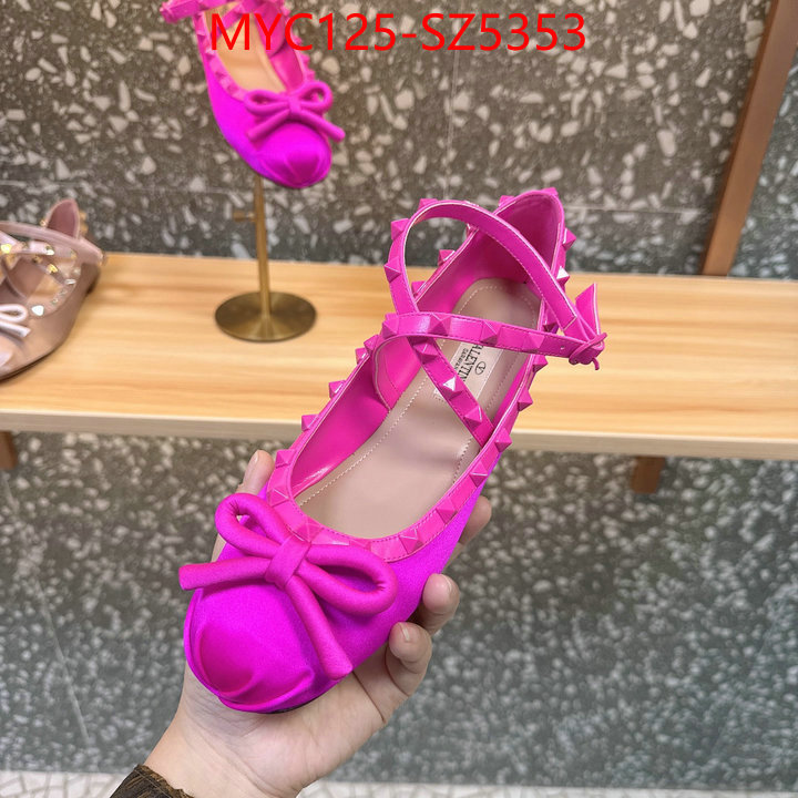 Women Shoes-Valentino aaaaa replica designer ID: SZ5353 $: 125USD