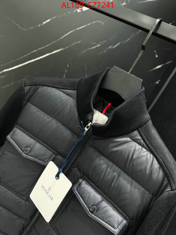 Down jacket Men-Moncler what is a counter quality ID: CZ7241 $: 189USD
