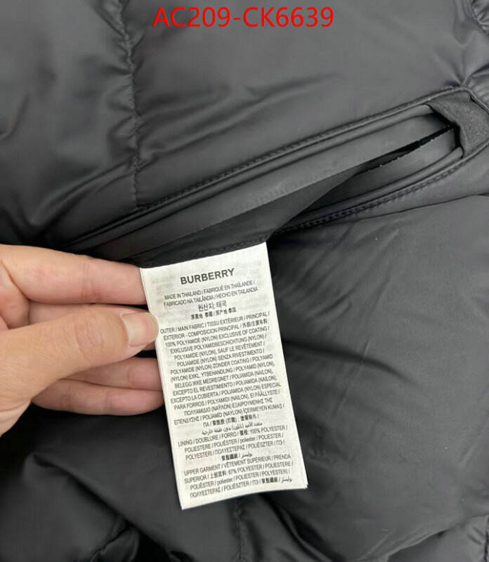 Down jacket Women-Burberry where should i buy to receive ID: CK6639 $: 209USD