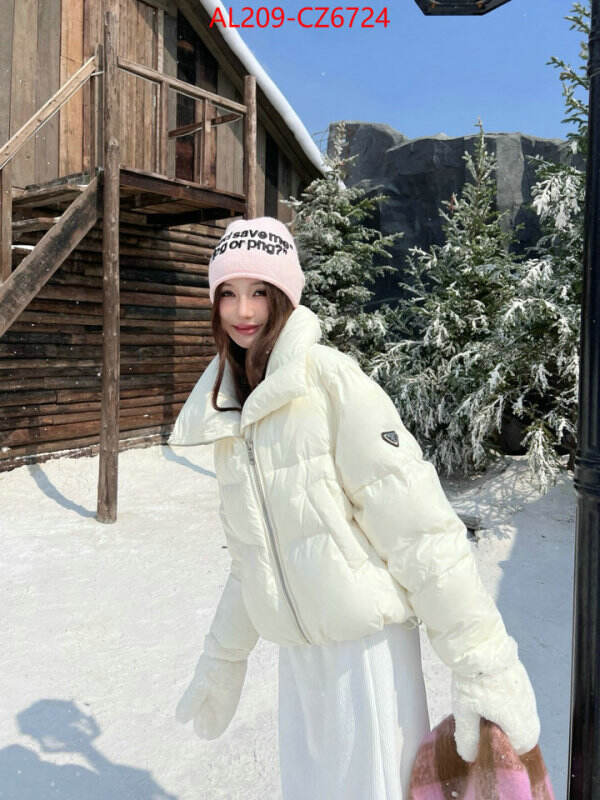 Down jacket Women-Prada cheap replica ID: CZ6724 $: 209USD