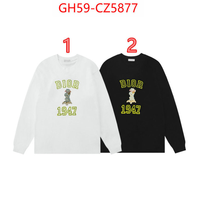 Clothing-Dior luxury fake ID: CZ5877 $: 59USD