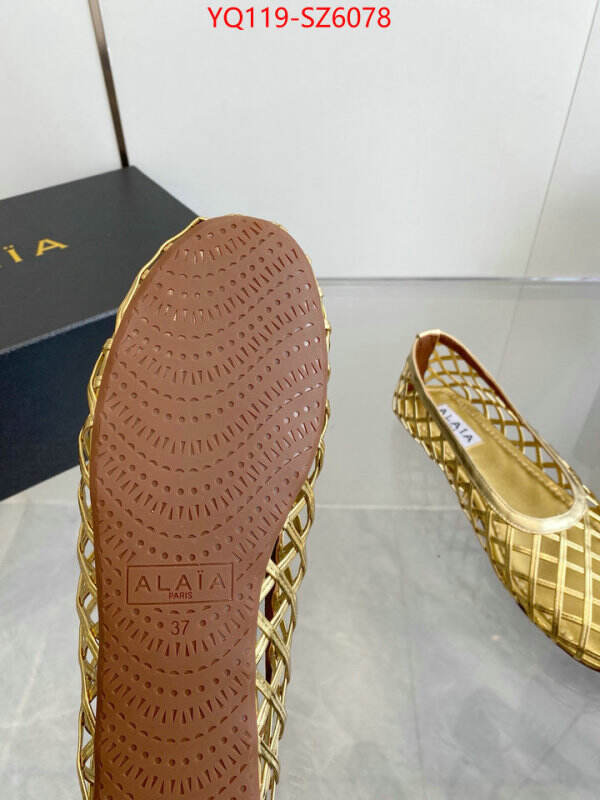 Women Shoes-ALAIA cheap high quality replica ID: SZ6078 $: 119USD