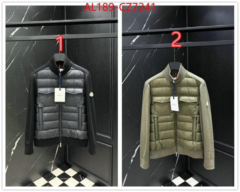 Down jacket Men-Moncler what is a counter quality ID: CZ7241 $: 189USD