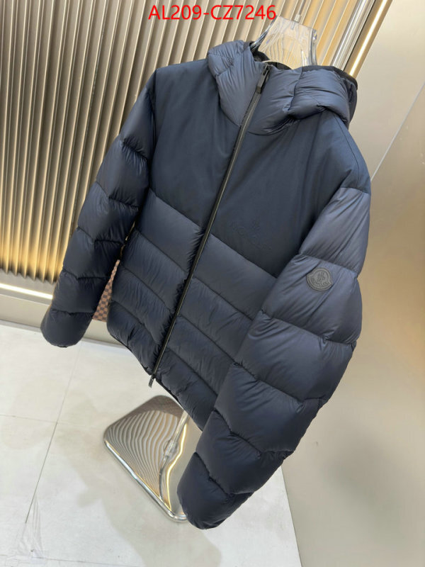 Down jacket Men-Moncler 2024 aaaaa replica customize ID: CZ7246 $: 209USD
