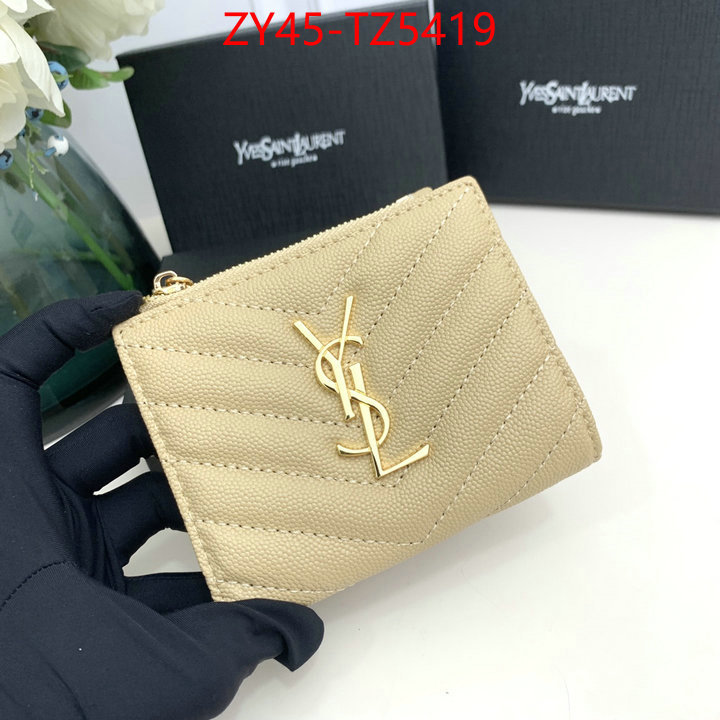 YSL Bags(4A)-Wallet- buy best quality replica ID: TZ5419 $: 45USD,