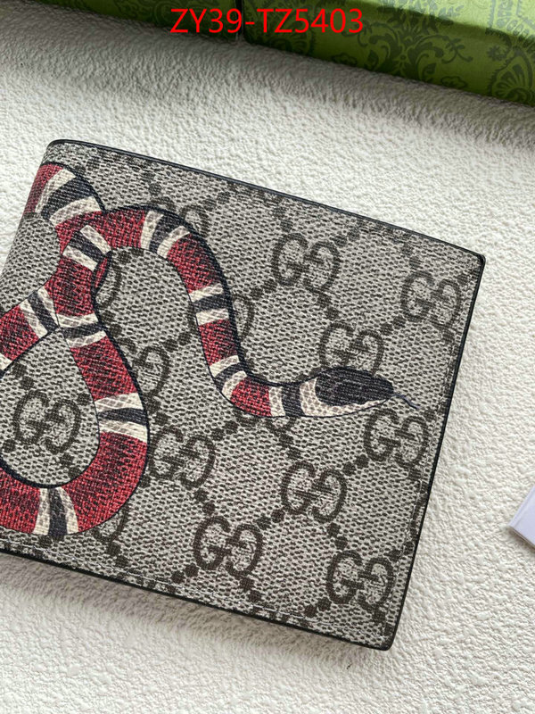 Gucci Bags(4A)-Wallet- buy high-quality fake ID: TZ5403 $: 39USD,