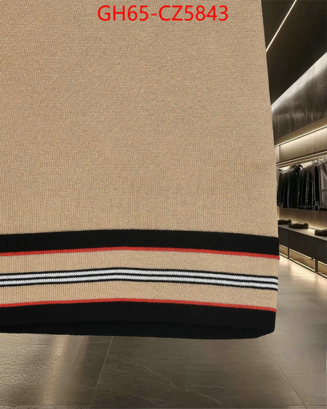 Clothing-Burberry best quality fake ID: CZ5843 $: 65USD