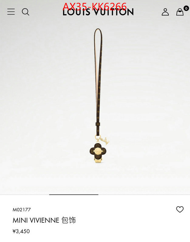 Key pendant-LV where can i find ID: KK6266 $: 35USD