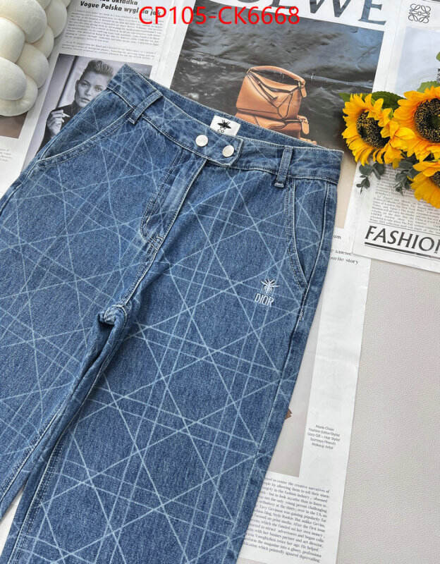 Clothing-Dior fake high quality ID: CK6668 $: 105USD