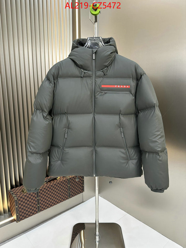 Down jacketMen-Prada buy 2024 replica ID: CZ5472 $: 219USD