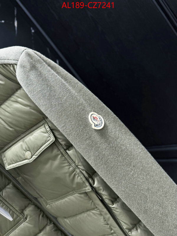 Down jacket Men-Moncler what is a counter quality ID: CZ7241 $: 189USD