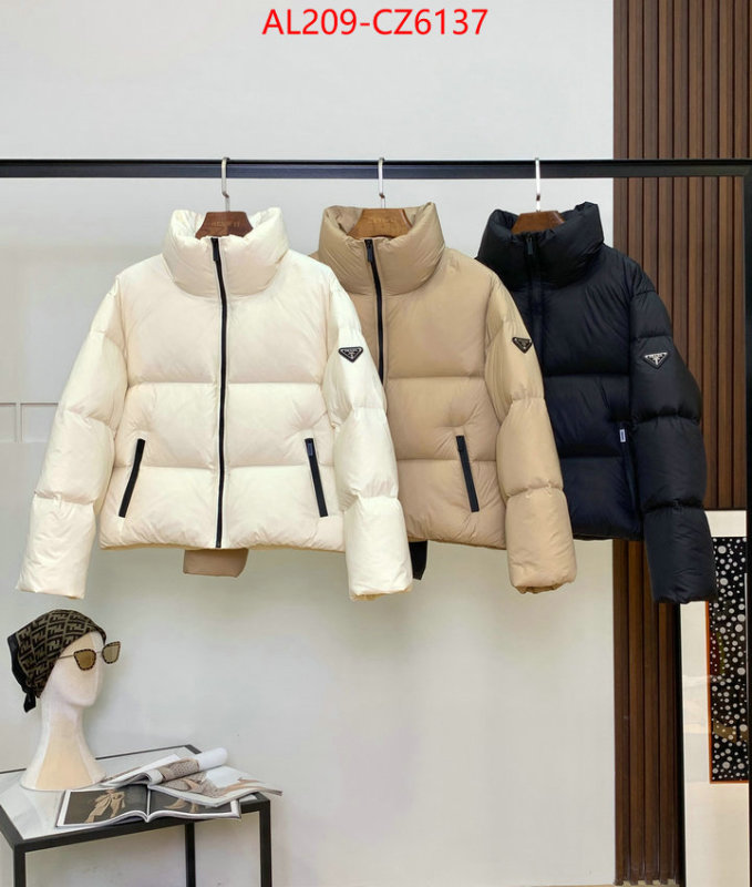 Down jacket Women-Prada the highest quality fake ID: CZ6137 $: 209USD