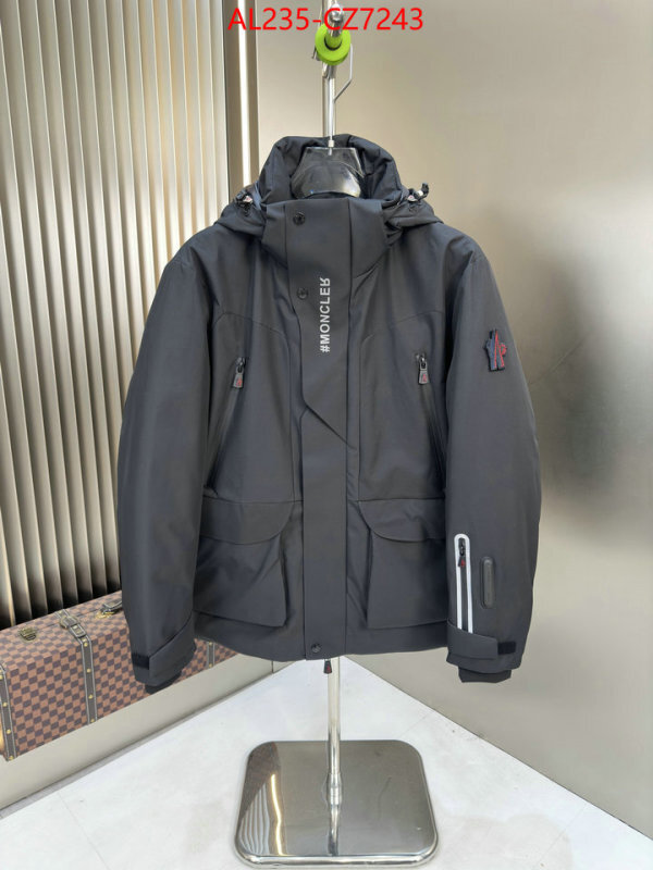 Down jacket Men-Moncler aaaaa ID: CZ7243 $: 235USD