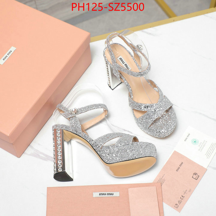 Women Shoes-Miu Miu wholesale designer shop ID: SZ5500 $: 125USD