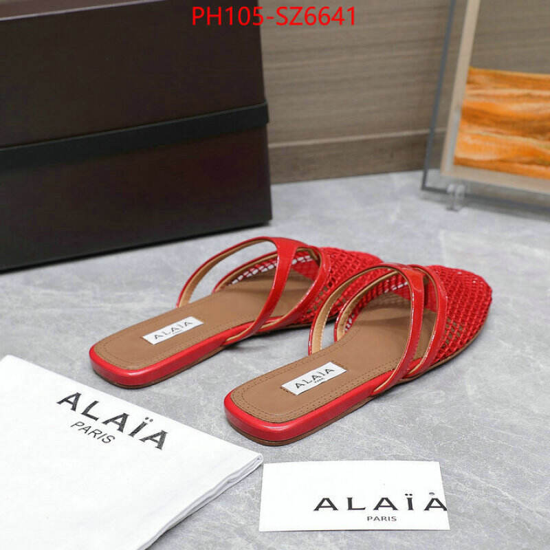 Women Shoes-ALAIA aaaaa+ quality replica ID: SZ6641 $: 105USD