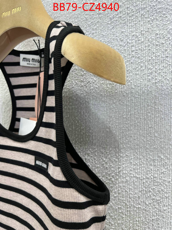 Clothing-MIU MIU shop cheap high quality 1:1 replica ID: CZ4940 $: 79USD