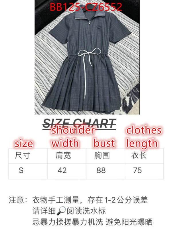 Clothing-MIU MIU buying replica ID: CZ6552 $: 125USD