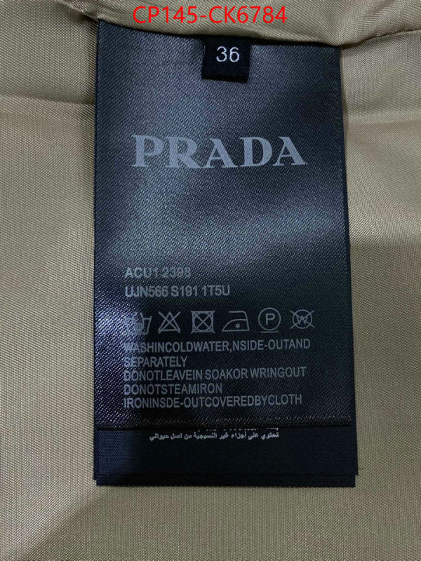 Clothing-Prada the best quality replica ID: CK6784 $: 145USD