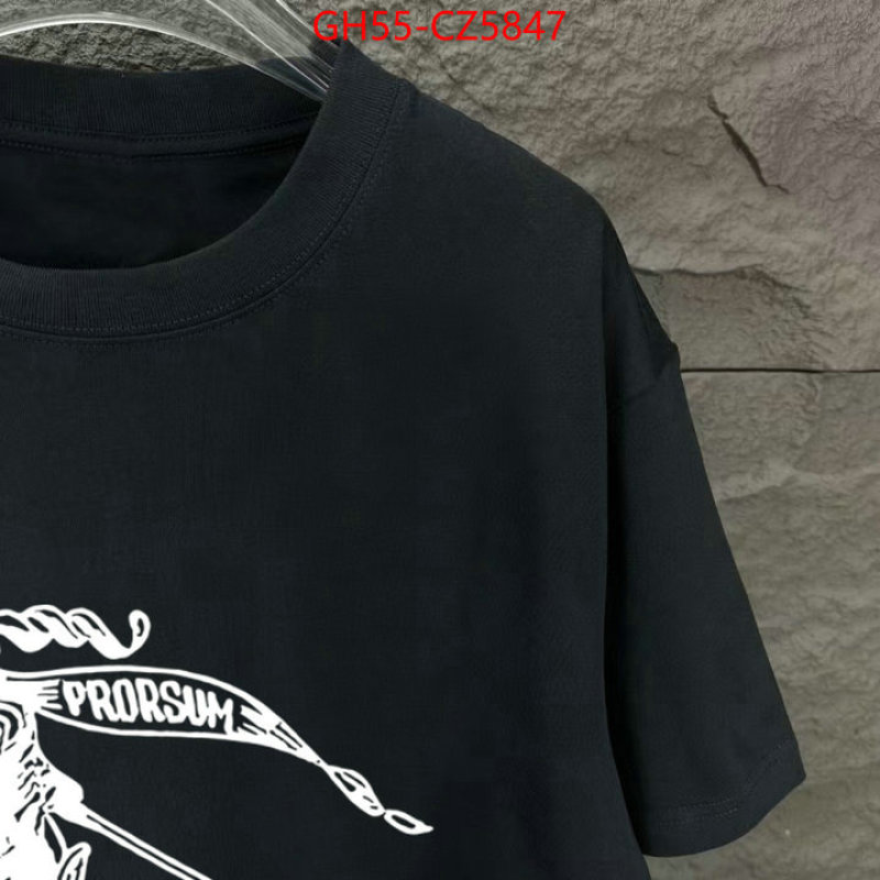 Clothing-Burberry replica designer ID: CZ5847 $: 55USD