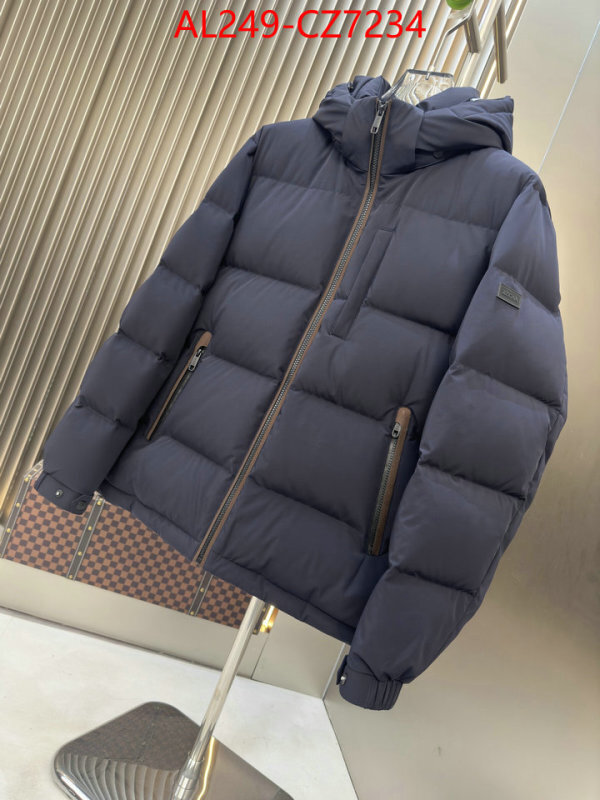Down jacket Men-Zegna wholesale sale ID: CZ7234 $: 249USD