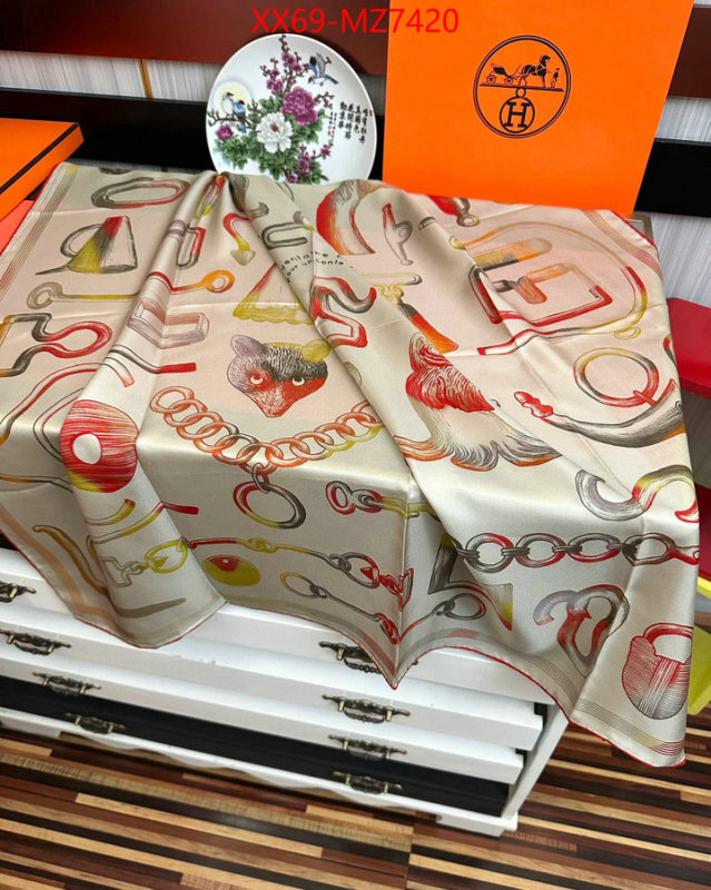 Scarf-Hermes replcia cheap from china ID: MZ7420 $: 69USD