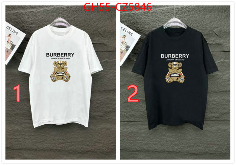 Clothing-Burberry 2024 perfect replica designer ID: CZ5846 $: 55USD