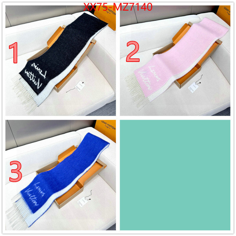 Scarf-LV aaaaa replica designer ID: MZ7140 $: 75USD