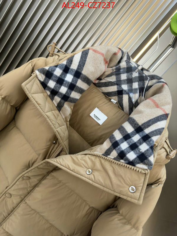 Down jacket Men-Burberry replica 1:1 high quality ID: CZ7237 $: 249USD