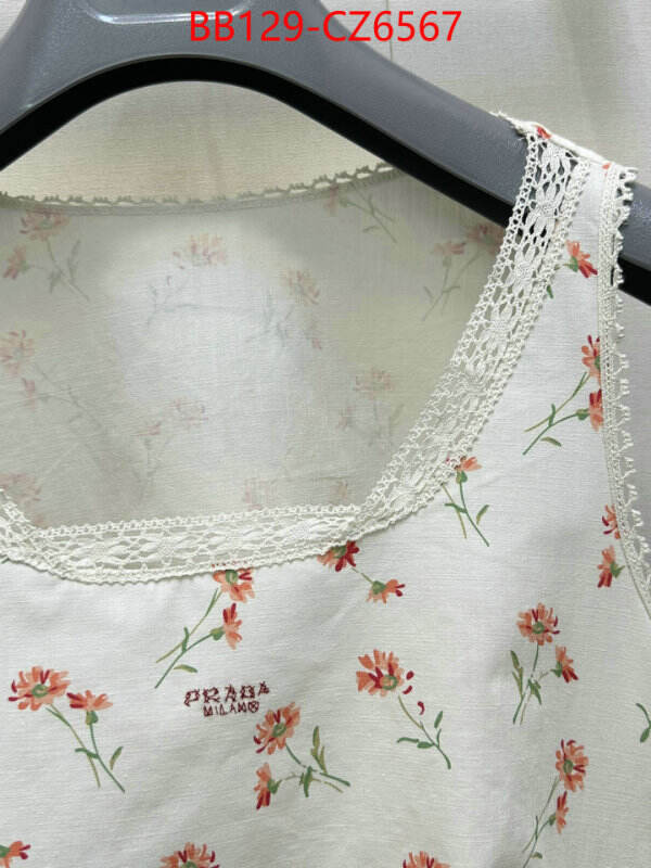 Clothing-Prada 1:1 replica ID: CZ6567 $: 129USD