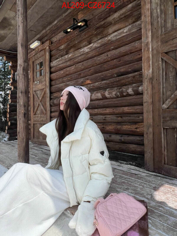 Down jacket Women-Prada cheap replica ID: CZ6724 $: 209USD