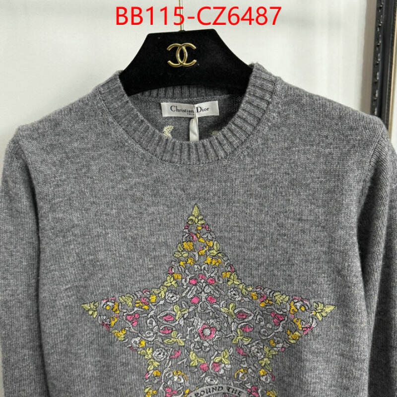 Clothing-Dior buy best quality replica ID: CZ6487 $: 115USD