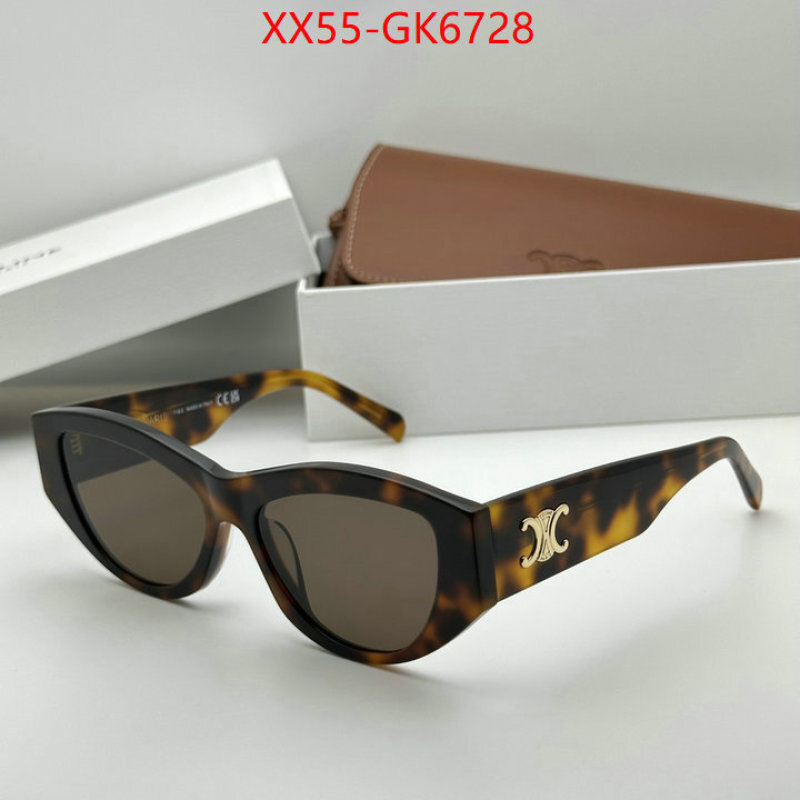 Glasses-CELINE exclusive cheap ID: GK6728 $: 55USD