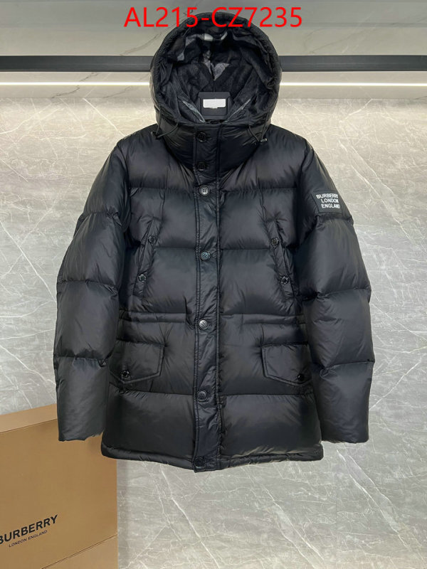 Down jacket Men-Burberry buy ID: CZ7235 $: 215USD
