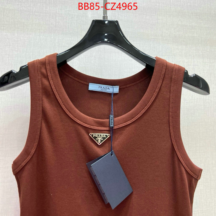 Clothing-Prada high quality designer replica ID: CZ4965 $: 85USD