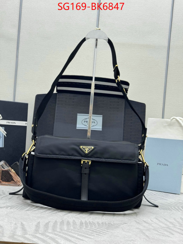 Prada Bags(TOP)-Crossbody- highest quality replica ID: BK6847 $: 169USD,