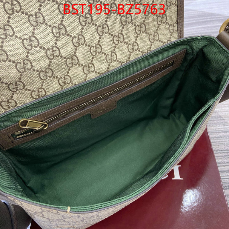 Gucci Bags(TOP)-Crossbody- highest quality replica ID: BZ5763 $: 195USD,