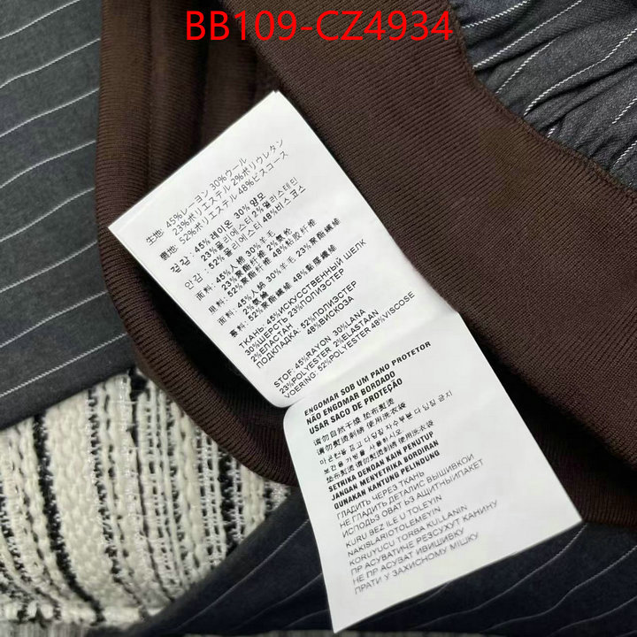 Clothing-MIU MIU luxury shop ID: CZ4934 $: 109USD
